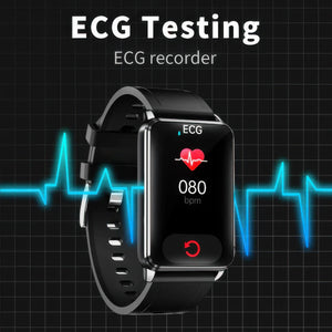 CFY E63 Fitness Tracker with ECG Heart Rate Blood Oxygen Blood Pressure and 20 Sports Modes