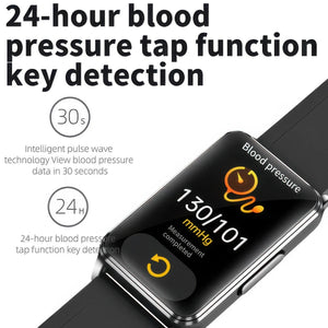 CFY E63 Fitness Tracker with ECG Heart Rate Blood Oxygen Blood Pressure and 20 Sports Modes