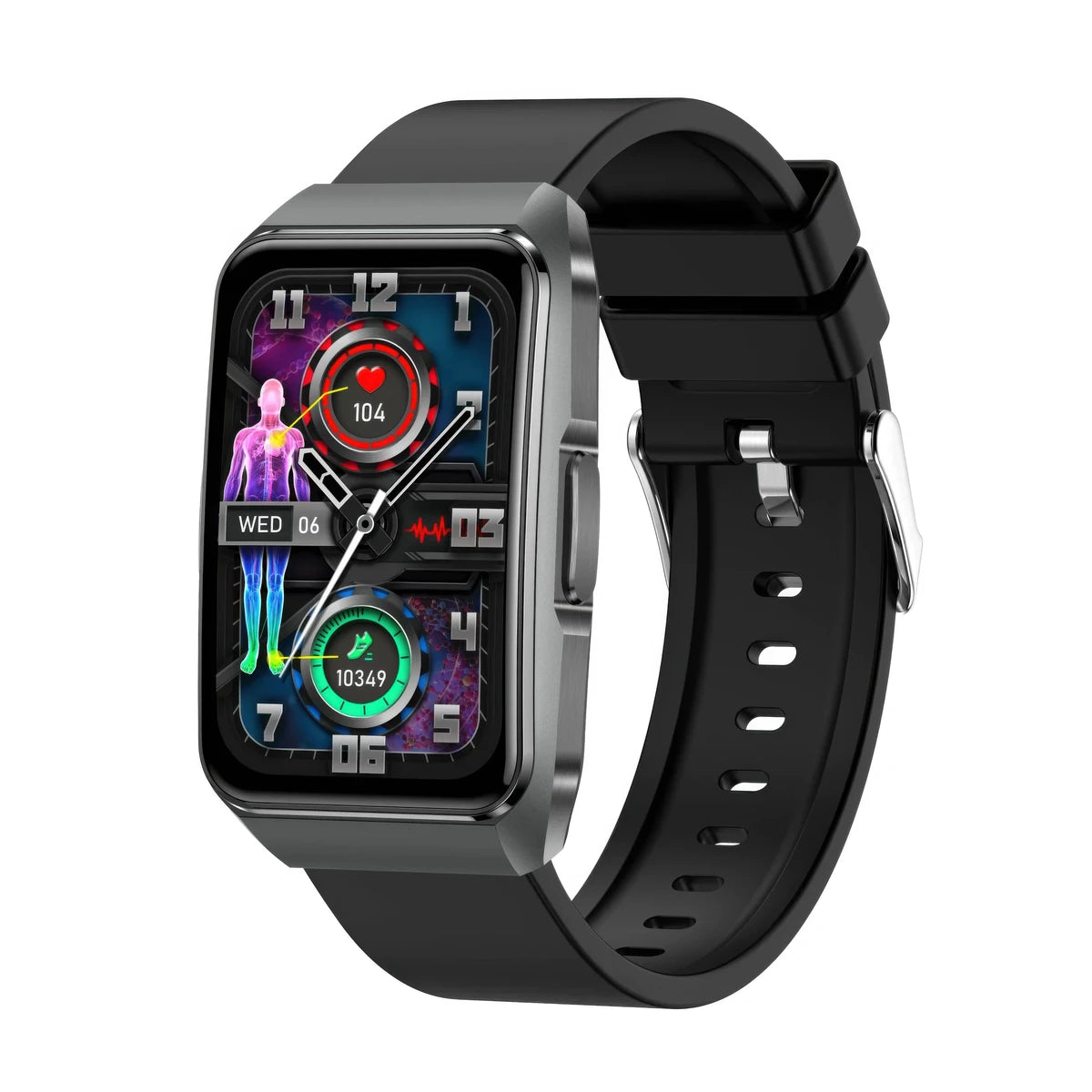 CFY E650 Professional ECG Blood Glucose Blood Pressure Monitoring Bluetooth Call Smart Bracelet