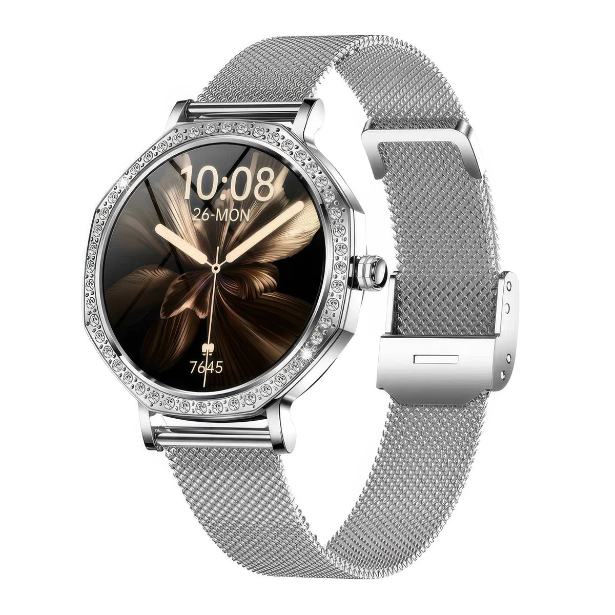CFY E80 Ultra-thin Fashions BT Call Women's Smartwatch Blood Glucose BP Sleep Measurement