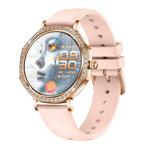 CFY E80 Ultra-thin Fashions BT Call Women's Smartwatch Blood Glucose BP Sleep Measurement