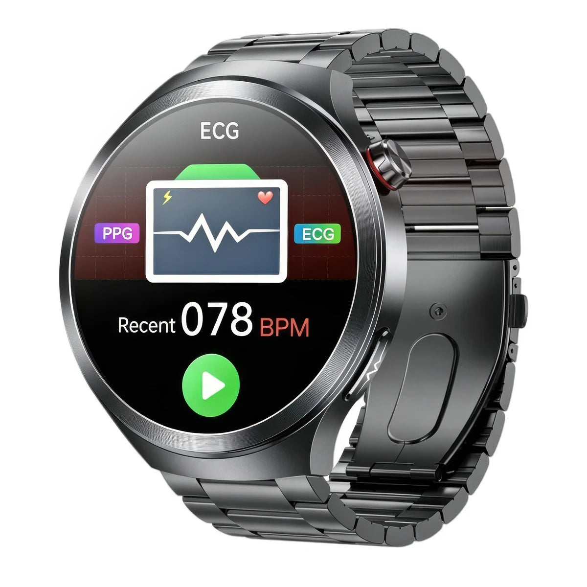 CFY E97 ECG HRV Sleep Blood Glucose BP SOS Emergency Call Health Management Watch