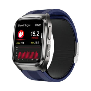 CFY EA17 Smart Watch with Air Bag Blood Pressure Monitor, 24H Heart Rate & Sleep Health Tracker