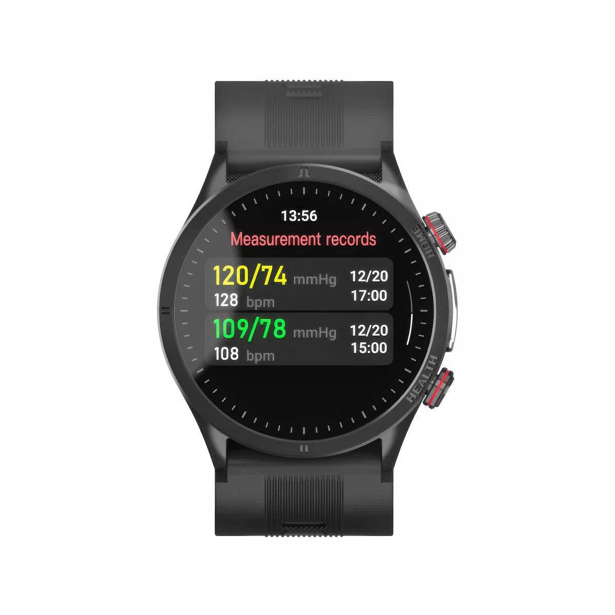 CFY EA26 Smart Watch with Air Pump Blood Pressure Monitor, Blood Glucose, ECG & Fitness Tracker