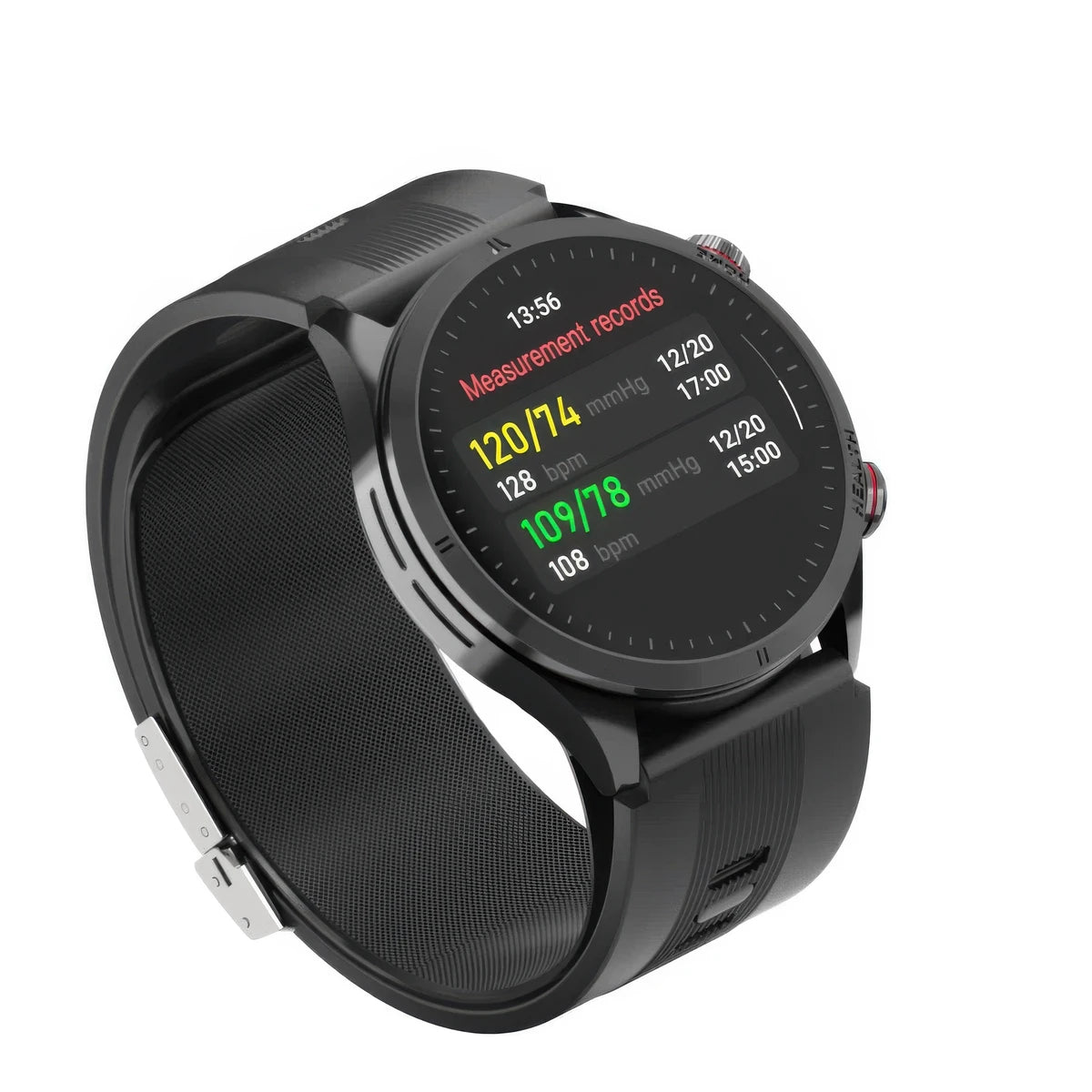 CFY EA26 Smart Watch with Air Pump Blood Pressure Monitor, Blood Glucose, ECG & Fitness Tracker