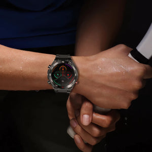 CFY Max 1 Heart Rate Blood Glucose ECG/EKG Blood Pressure Monitoring Bluetooth Talk Smartwatch