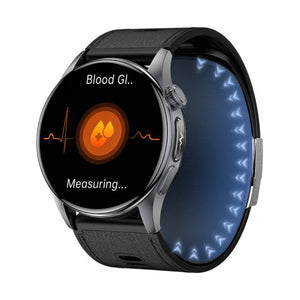 CFY Max 6 Smartwatch - Air Pump, Blood Pressure, ECG, Blood Sugar & Oxygen