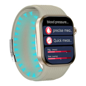 CFY Max 7 Smartwatch - AI Blood Pressure, ECG, Blood Sugar & SOS Alert