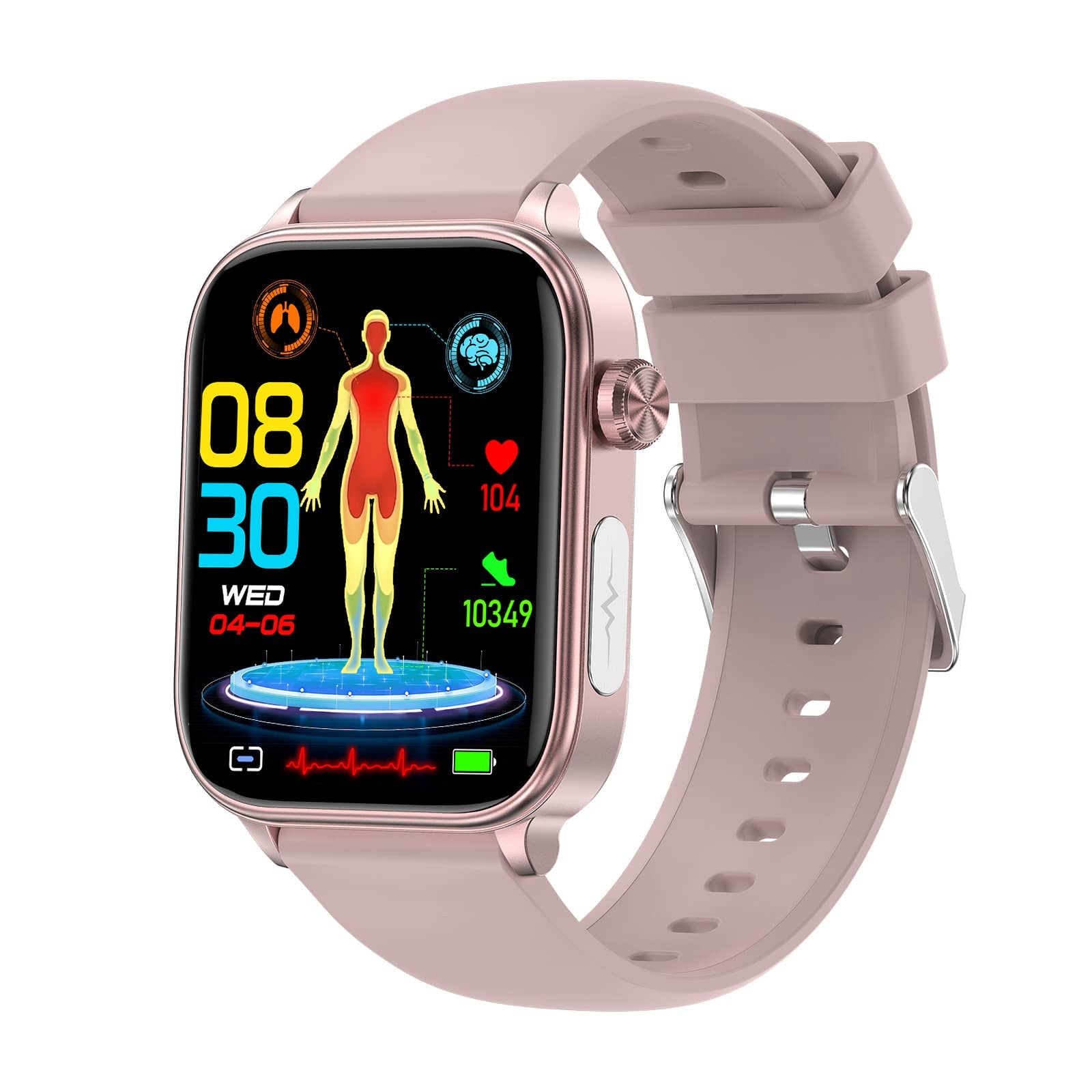 CFY570 Professional ECG Blood Sugar Blood Pressure HRV Monitoring Health Watch