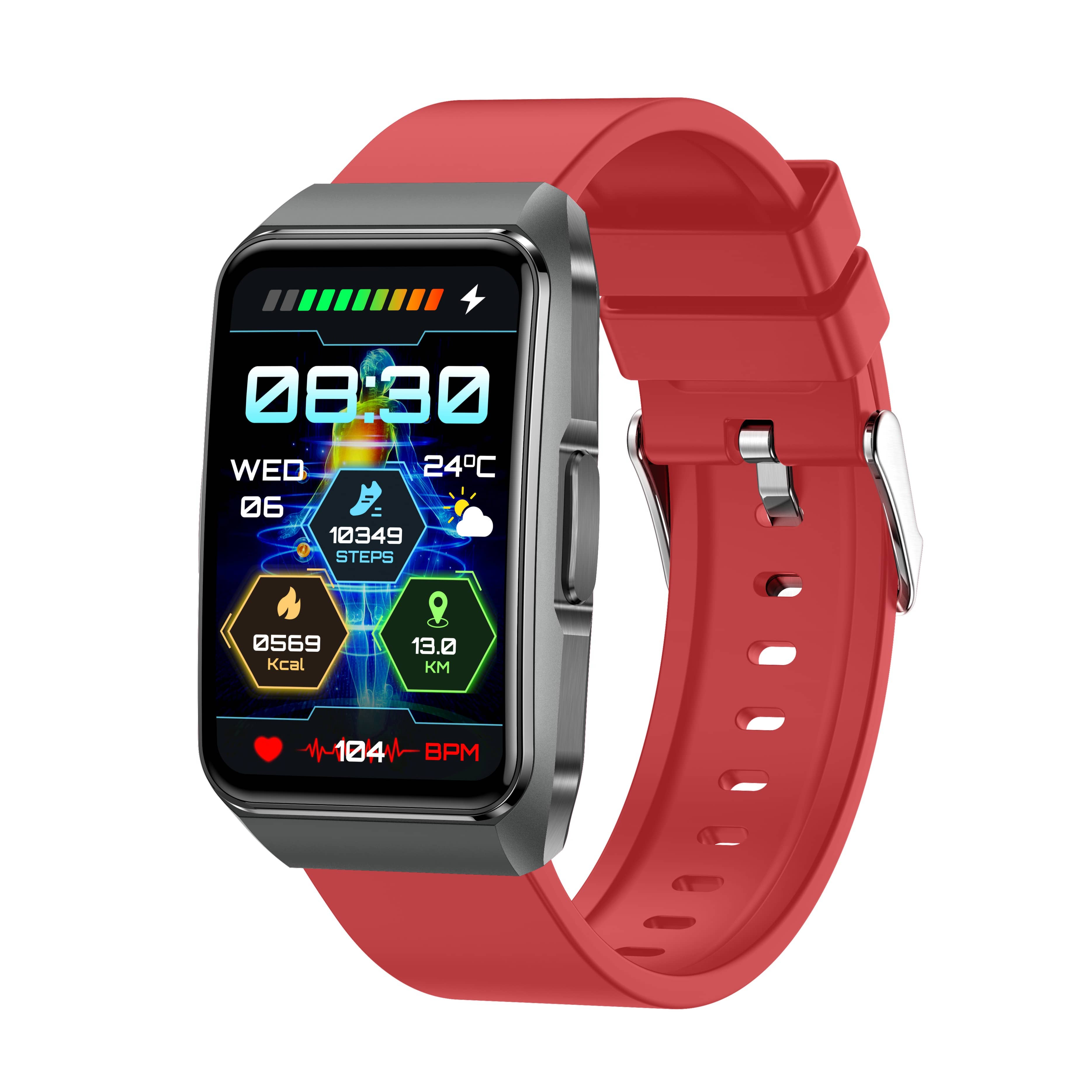 CFY650 Professional ECG Blood Glucose Blood Pressure Monitoring Bluetooth Call Smart Bracelet