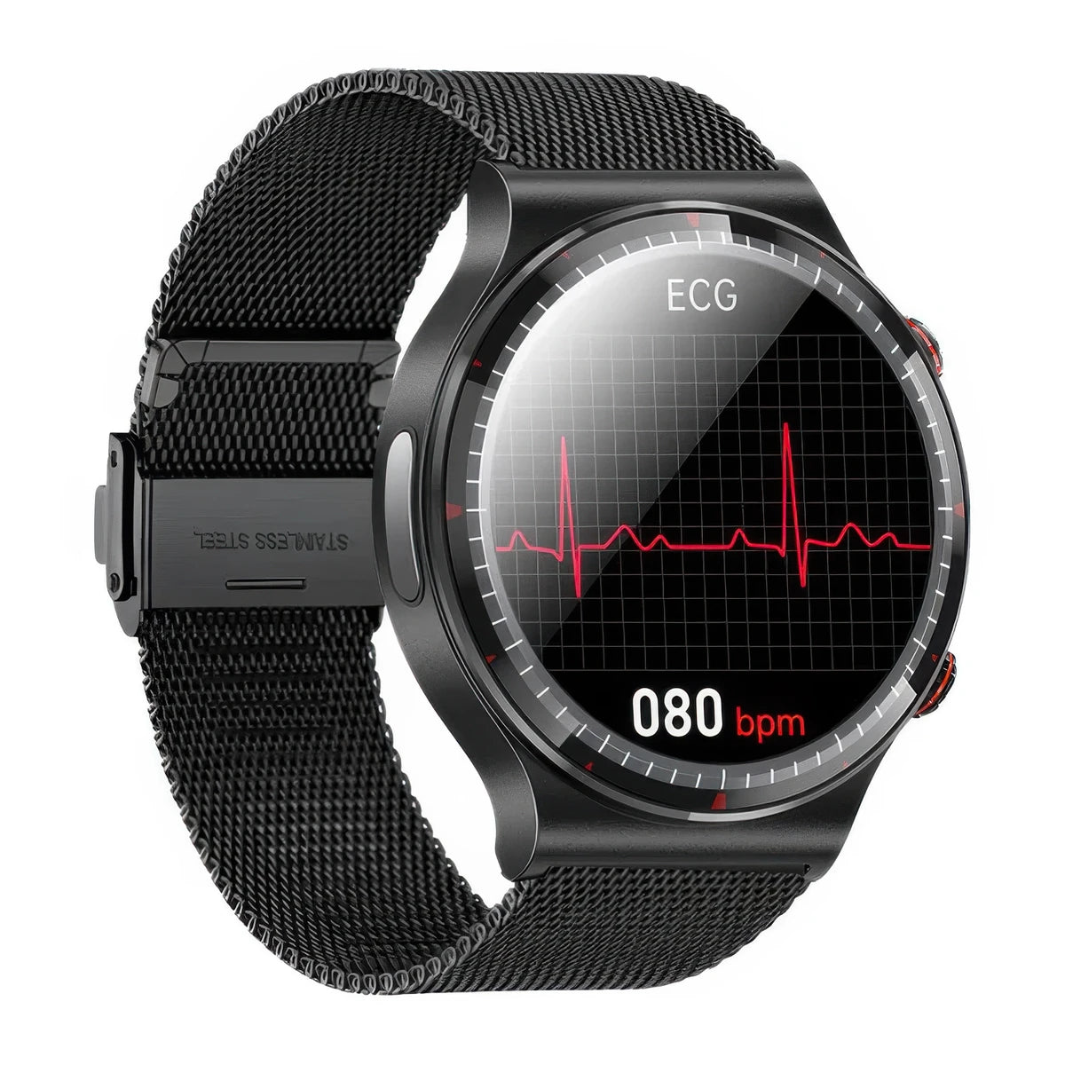 CFY E08 Professional ECG/EKG Blood Pressure Heart Rate Monitoring Smart Watch
