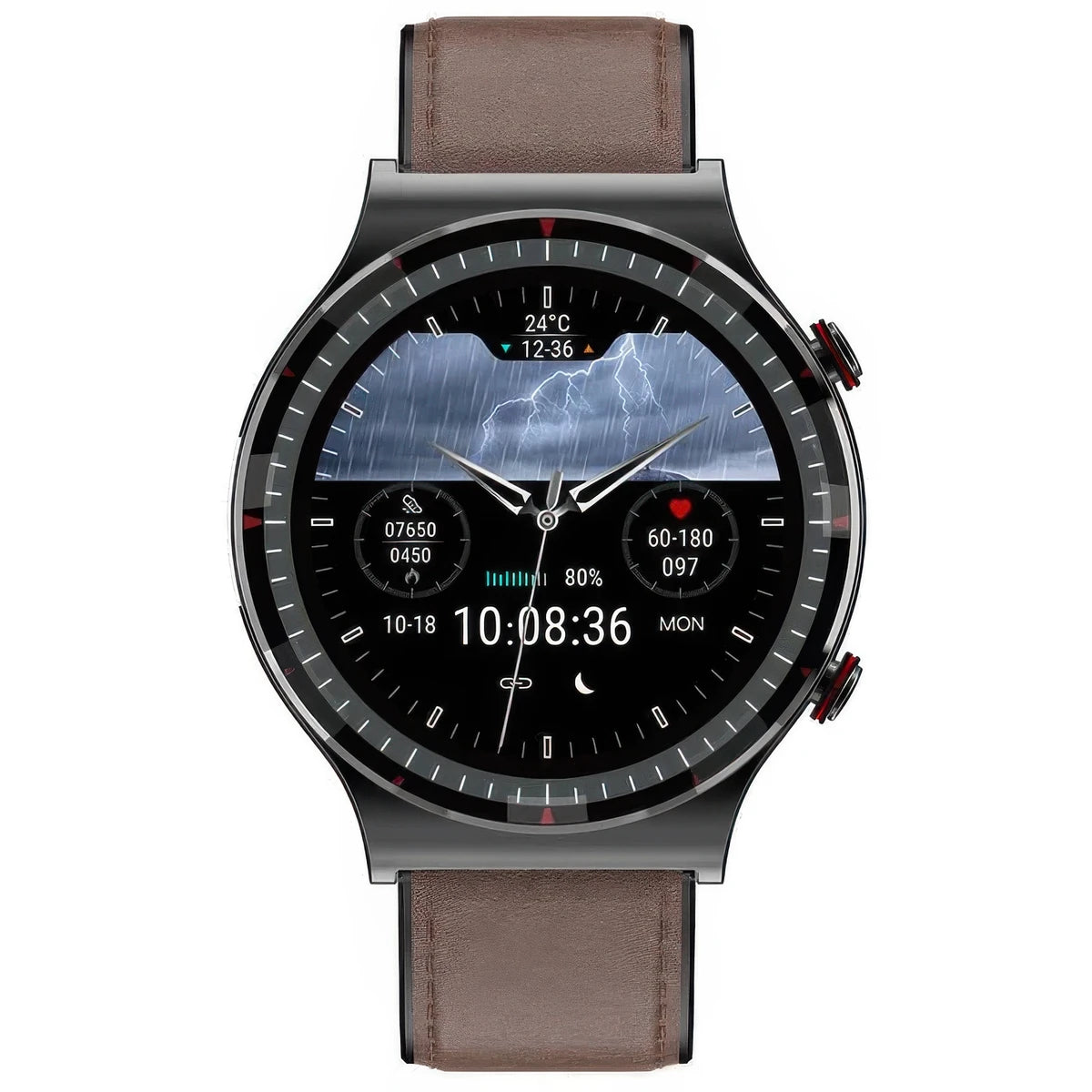 CFY E08 Professional ECG/EKG Blood Pressure Heart Rate Monitoring Smart Watch