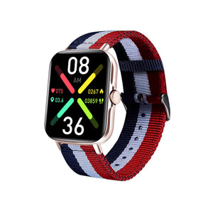 F107 Smart Watch with Bluetooth Calling, 1.91-inch IPS Display & Fitness Tracker