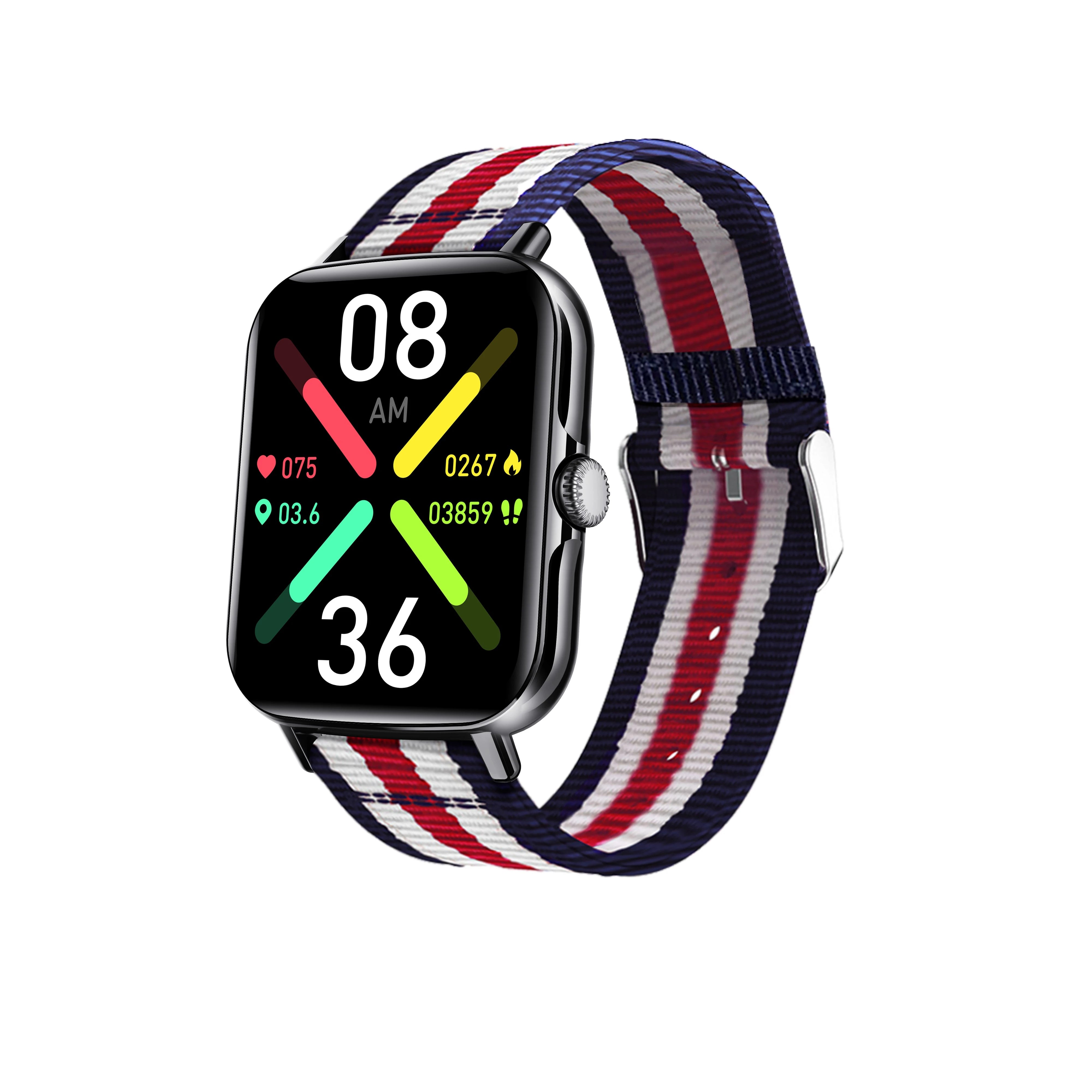 F107 Smart Watch with Bluetooth Calling, 1.91-inch IPS Display & Fitness Tracker