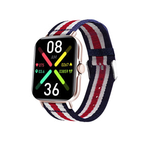 F107 Smart Watch with Bluetooth Calling, 1.91-inch IPS Display & Fitness Tracker