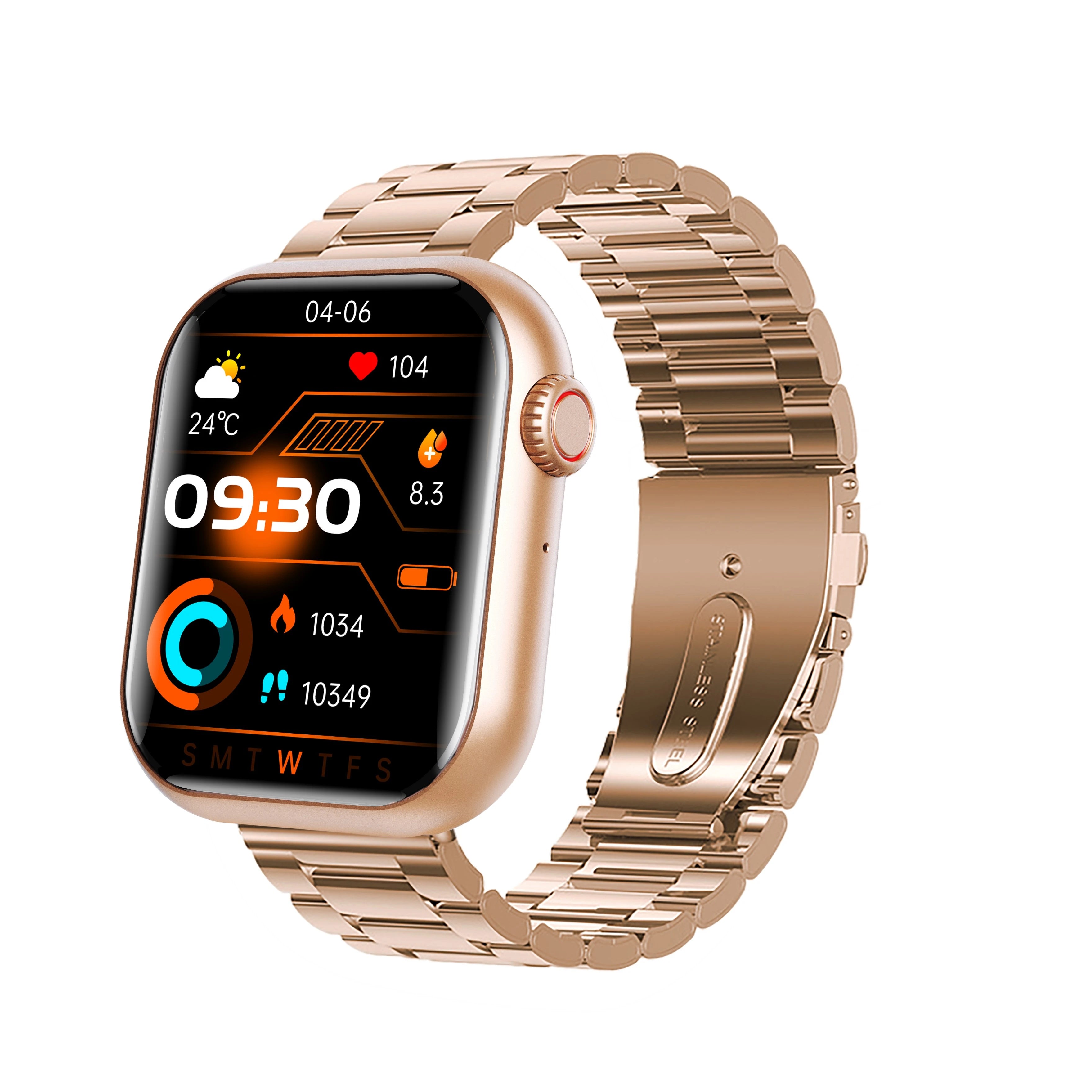 F108 Smart Watch with Bluetooth Calling & 135 Sports Modes Fitness Tracker