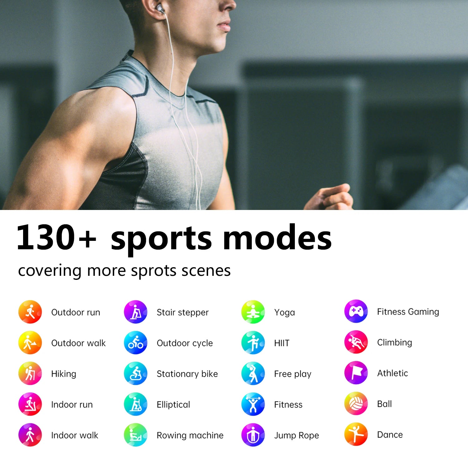 F108 Smart Watch IP67 Water Resistant Fitness Tracker