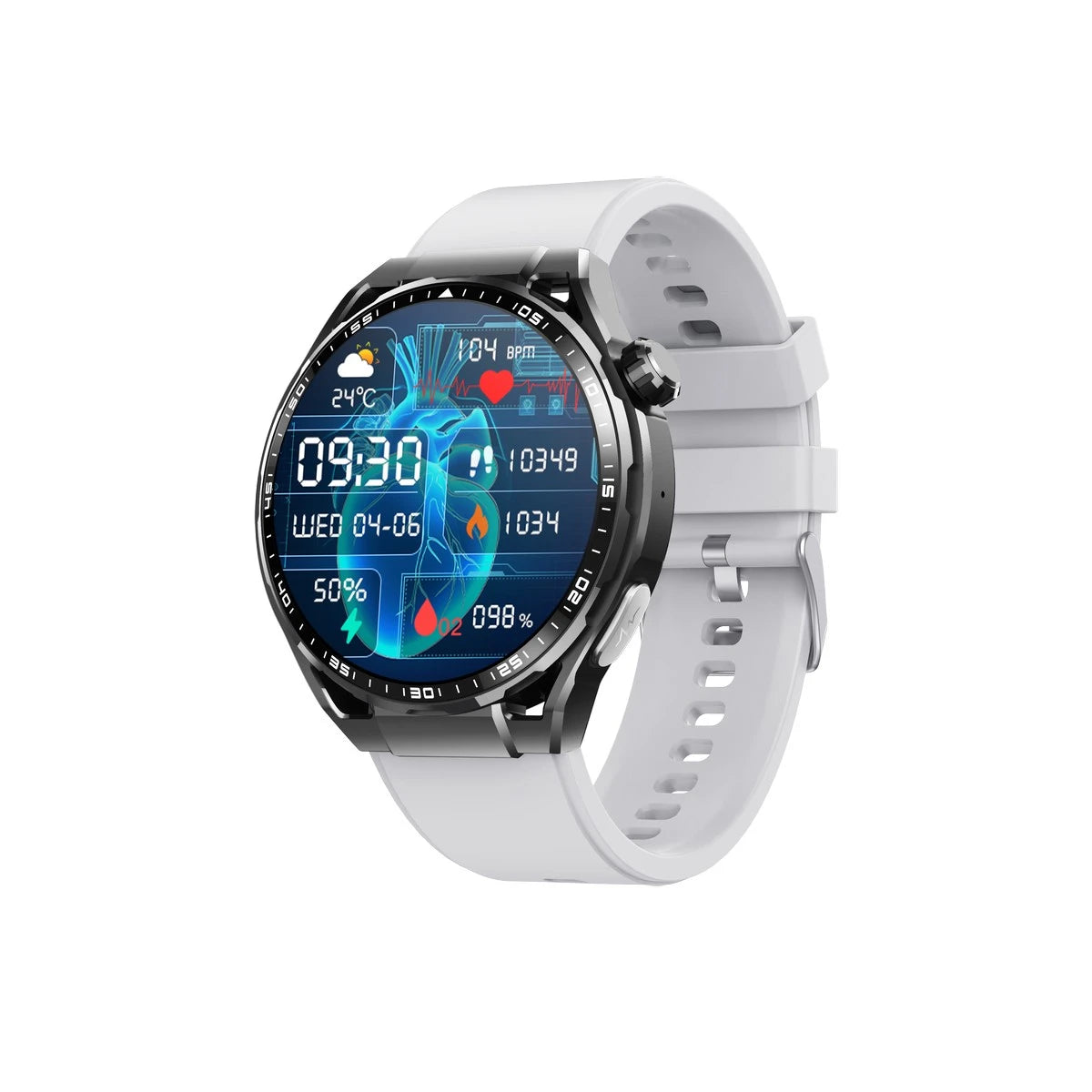 F200 Smart Watch with Bluetooth Calling & 1.55-inch Round Display Fitness Tracker