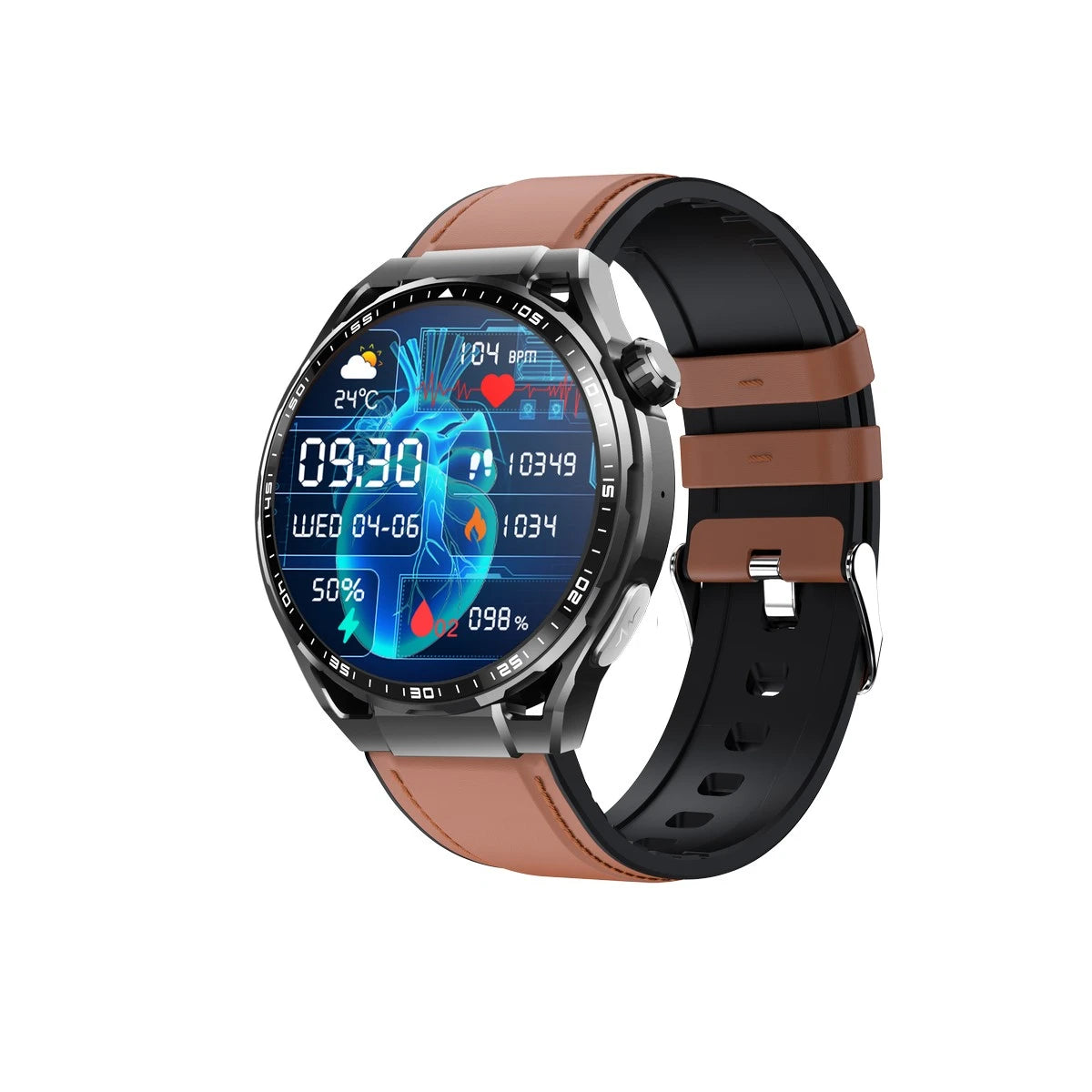 F200 Smart Watch with Bluetooth Calling & 1.55-inch Round Display Fitness Tracker
