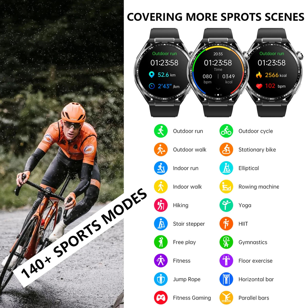 F200 Smart Watch Step Counter Fitness Tracker