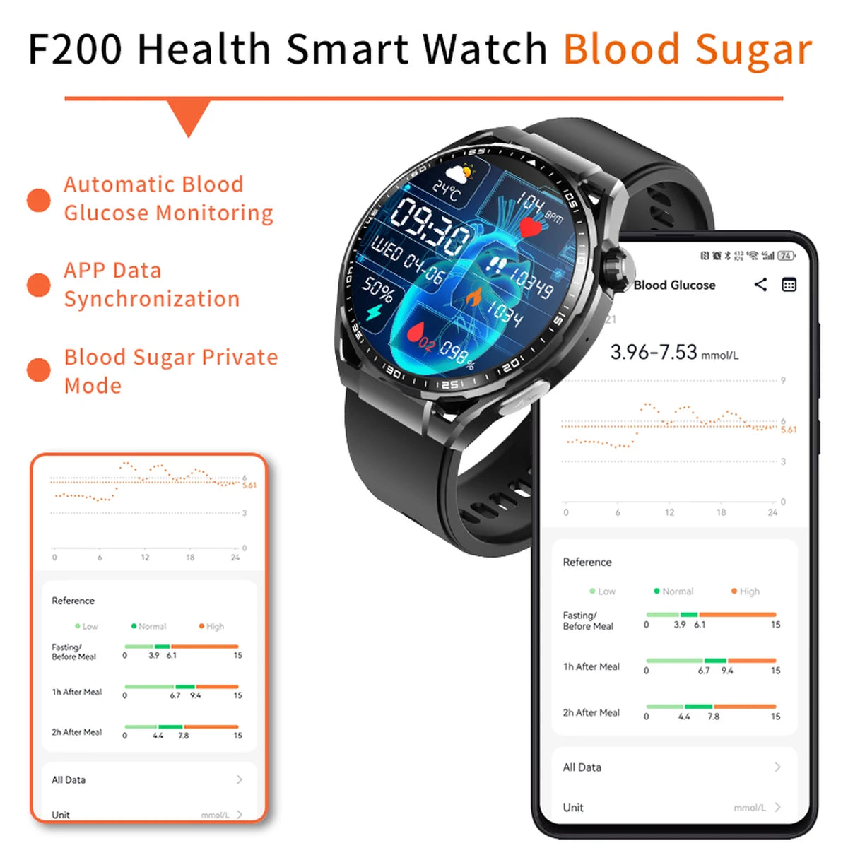 F200 Smart Watch Bluetooth Calling Fitness Tracker