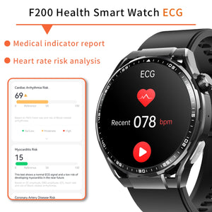 F200 Smart Watch with Bluetooth Calling & 1.55-inch Round Display Fitness Tracker