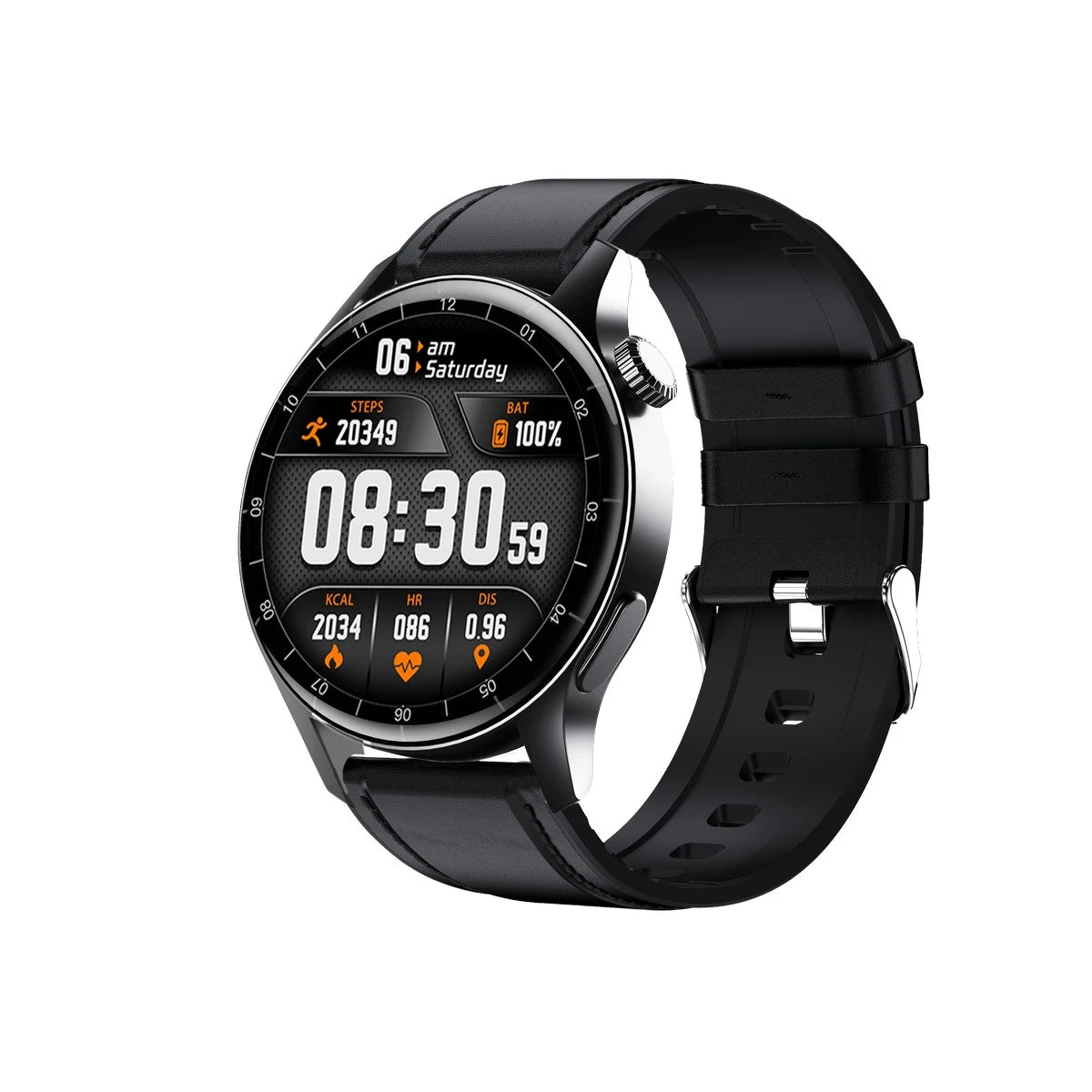 F207R Smart Watch with Bluetooth Calling & 1.35-inch Round Display Fitness Tracker