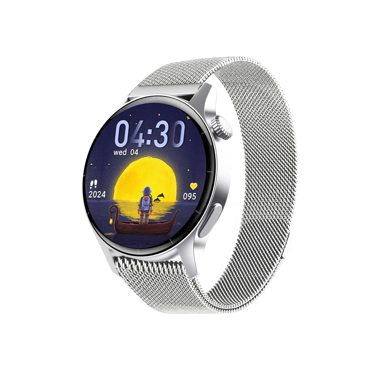 F207R Smart Watch with Bluetooth Calling & 1.35-inch Round Display Fitness Tracker