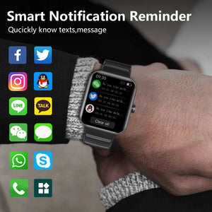 F21Pro smart watch message reminder fitness tracker