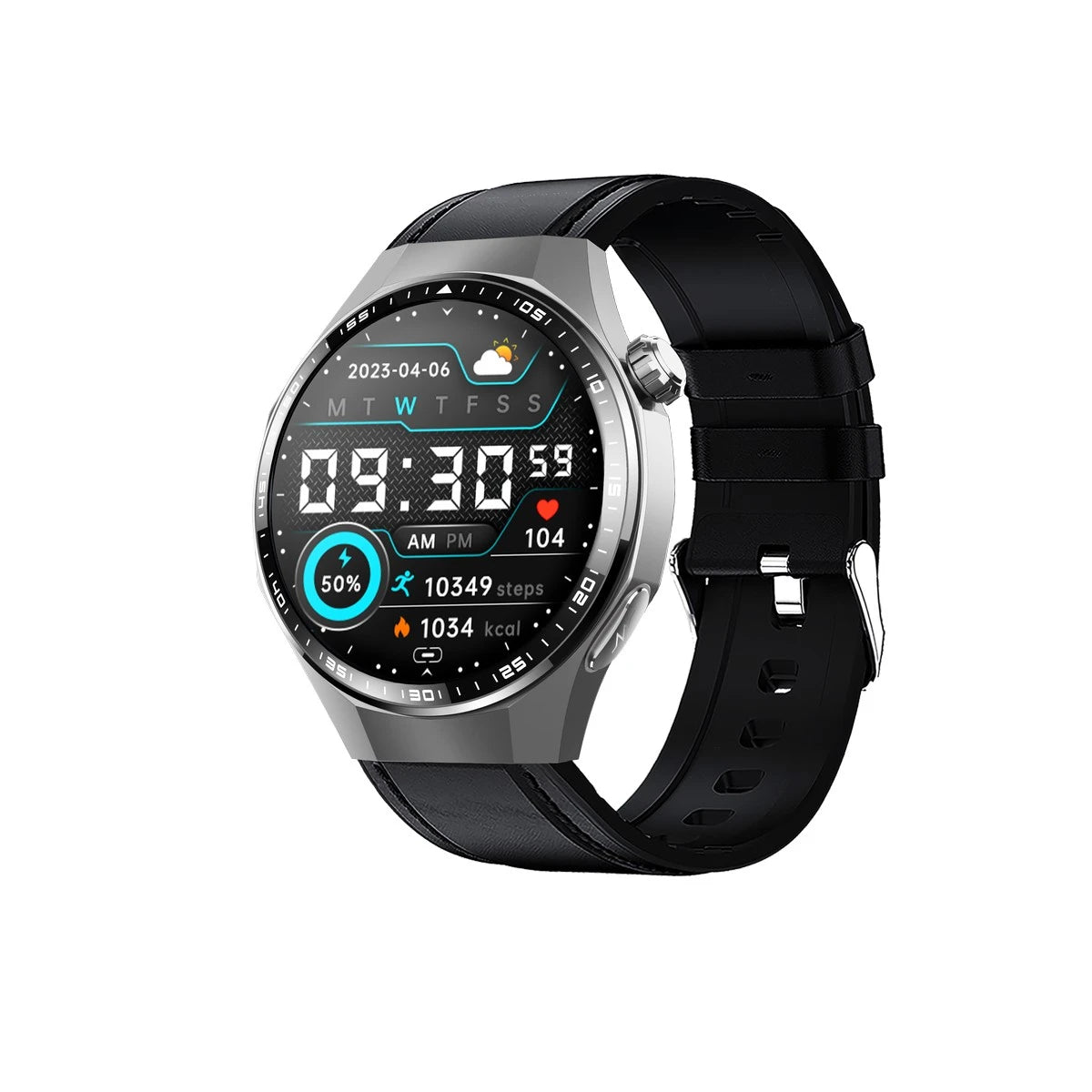 F230 Smart Watch with Bluetooth Calling & 1.55-inch Round Display Fitness Tracker