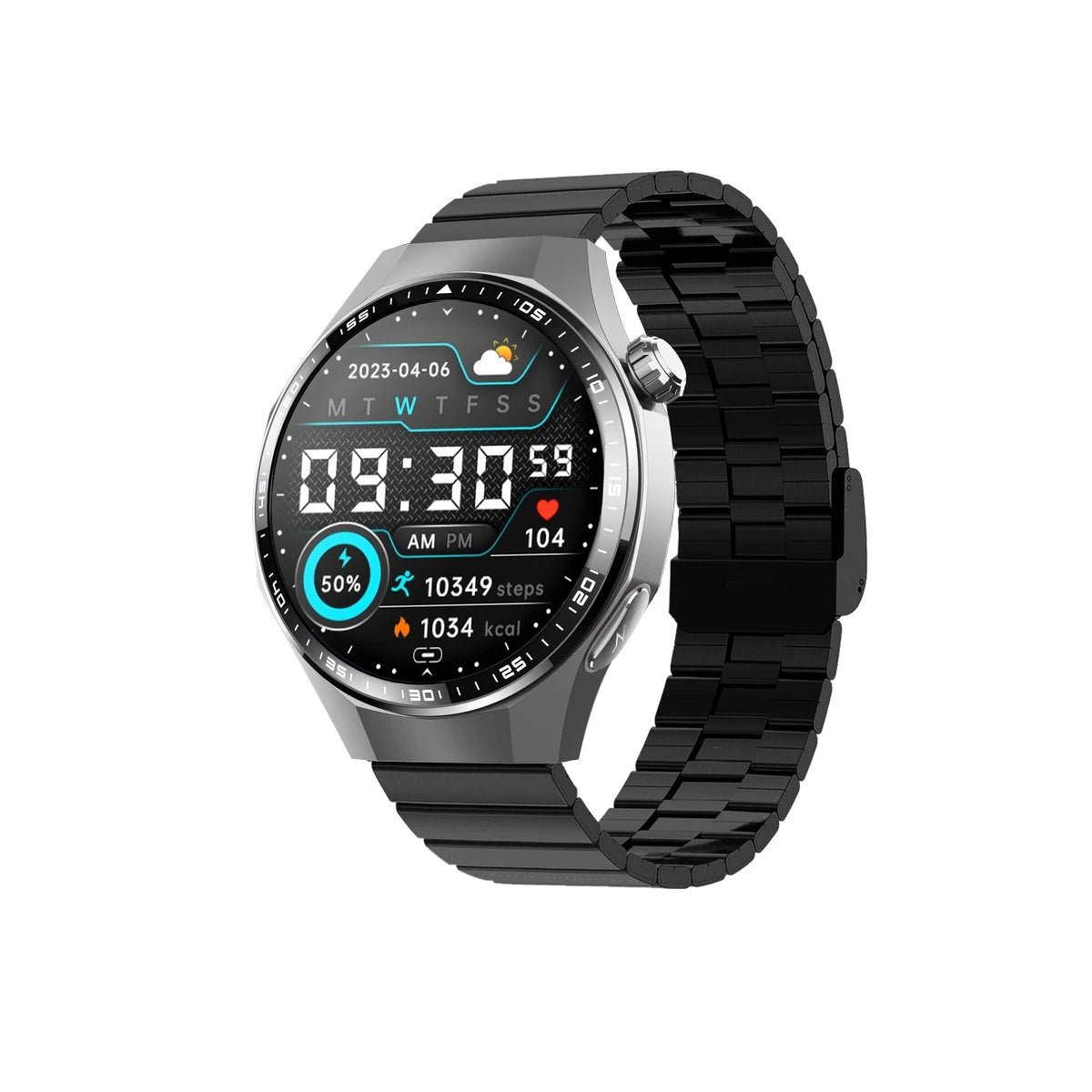 F230 Smart Watch with Bluetooth Calling & 1.55-inch Round Display Fitness Tracker