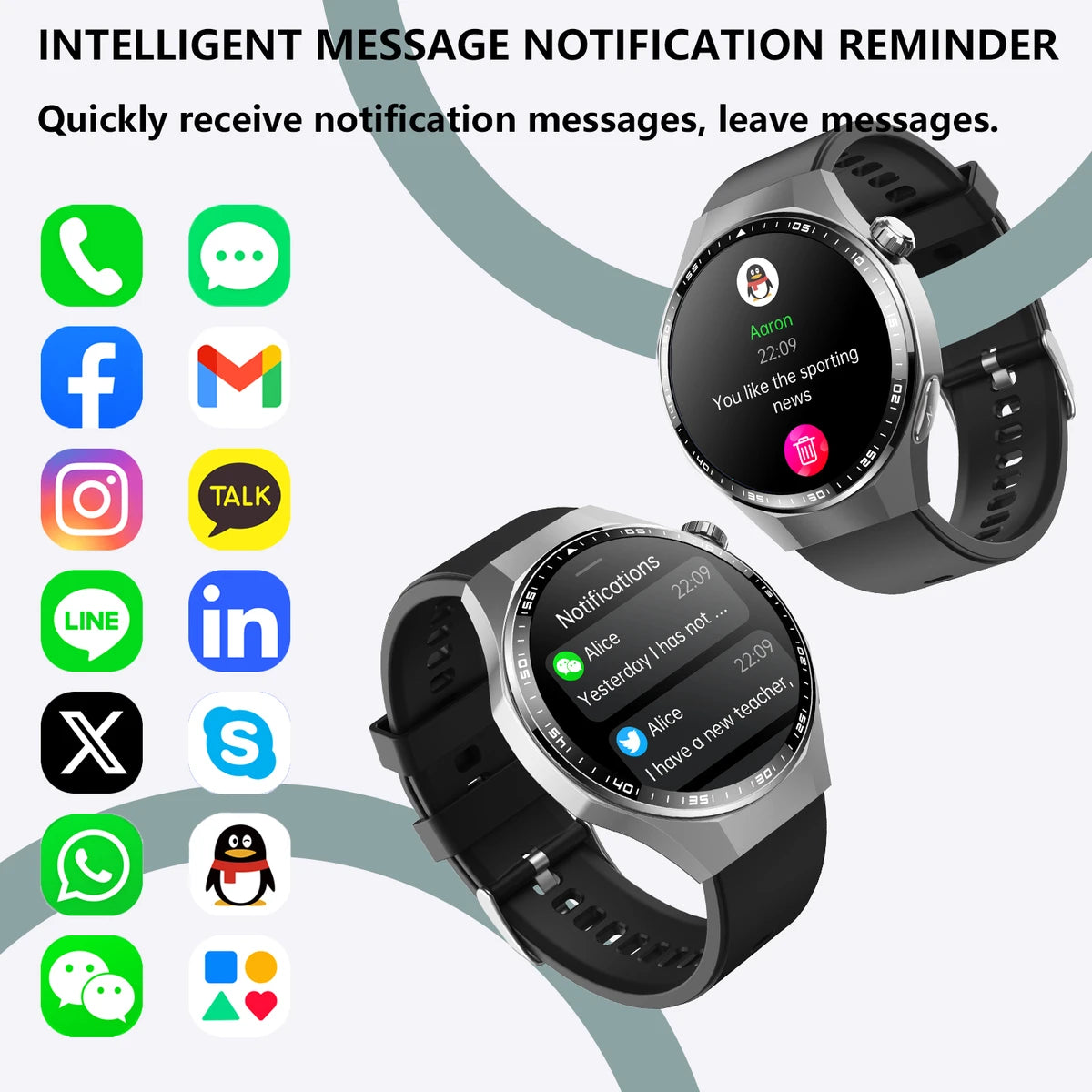 F230 smart watch smart notifications fitness tracker