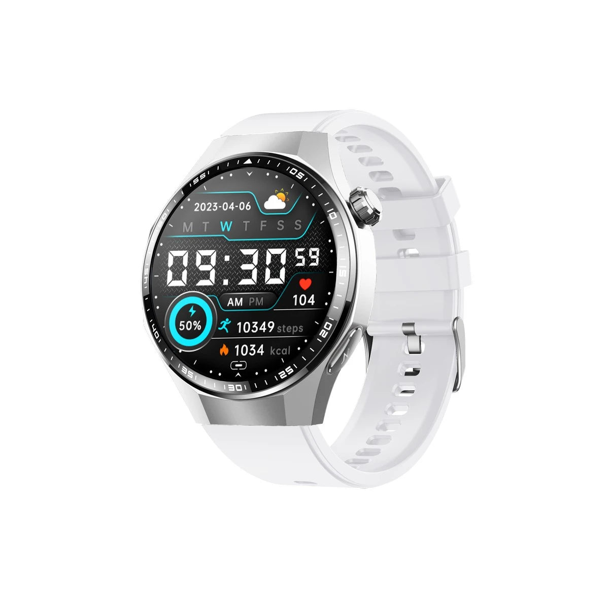 F230 Smart Watch with Bluetooth Calling & 1.55-inch Round Display Fitness Tracker