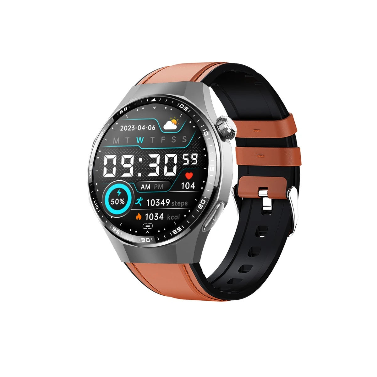 F230 Smart Watch with Bluetooth Calling & 1.55-inch Round Display Fitness Tracker