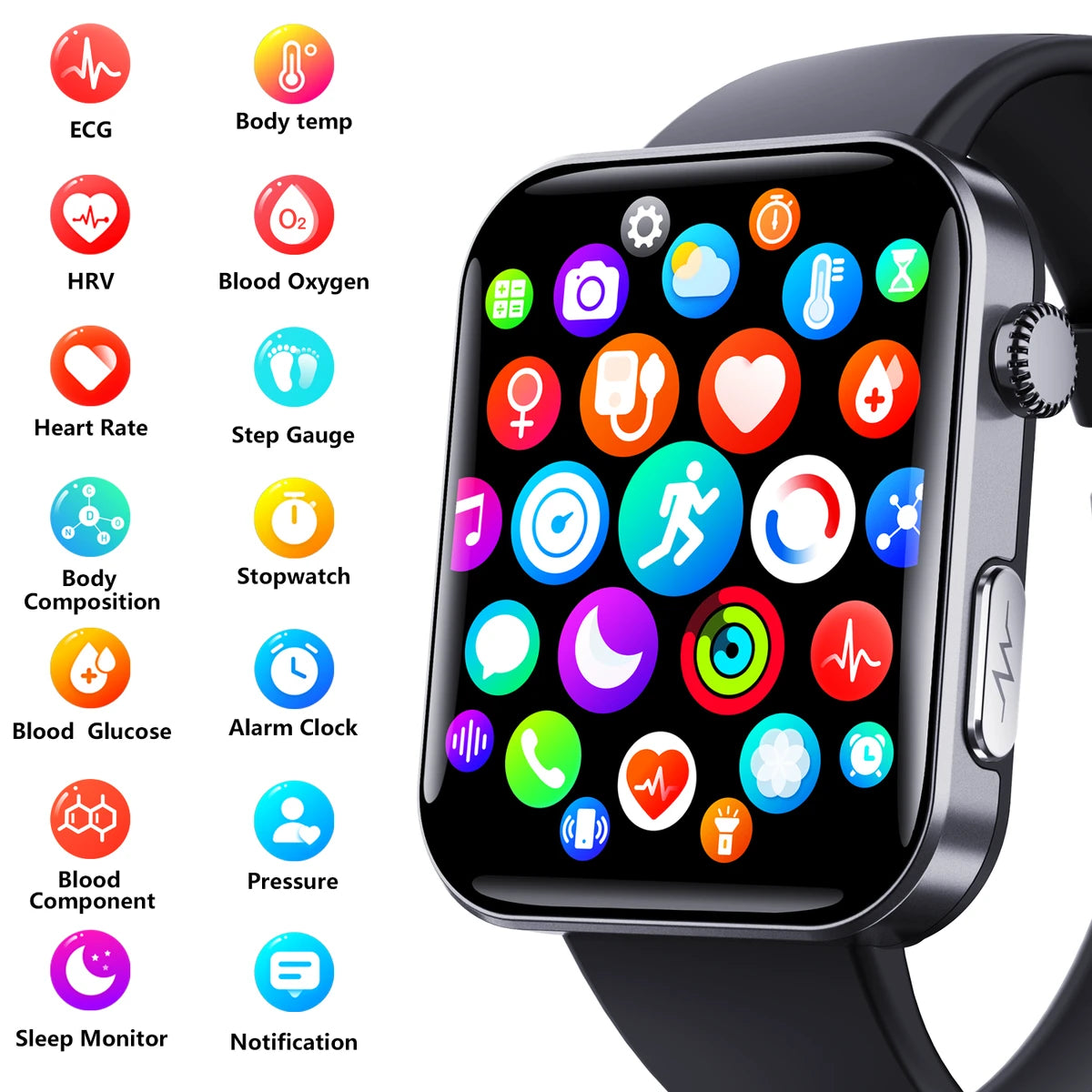 F300 Smart Watch Bluetooth 5.3 Fitness Tracker