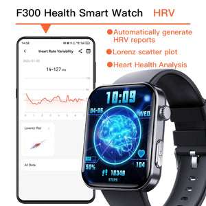 F300 Smart Watch Heart Rate Monitoring Fitness Tracker