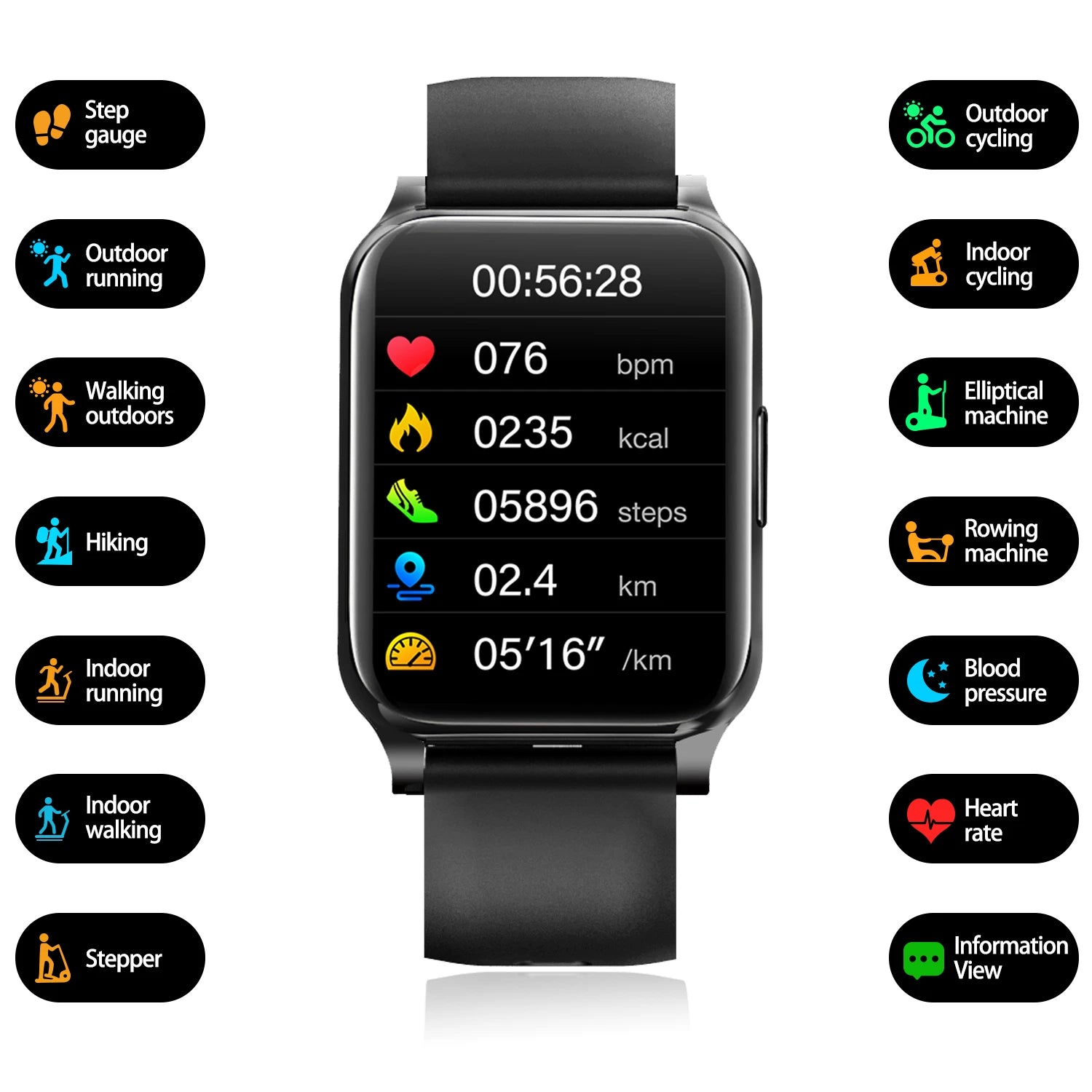 F30L smart watch IP68 fitness tracker