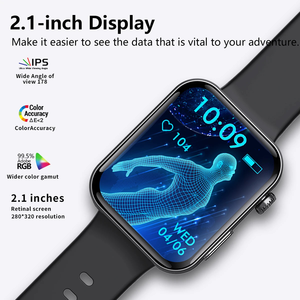 F310 Smart Watch ECG Fitness Tracker