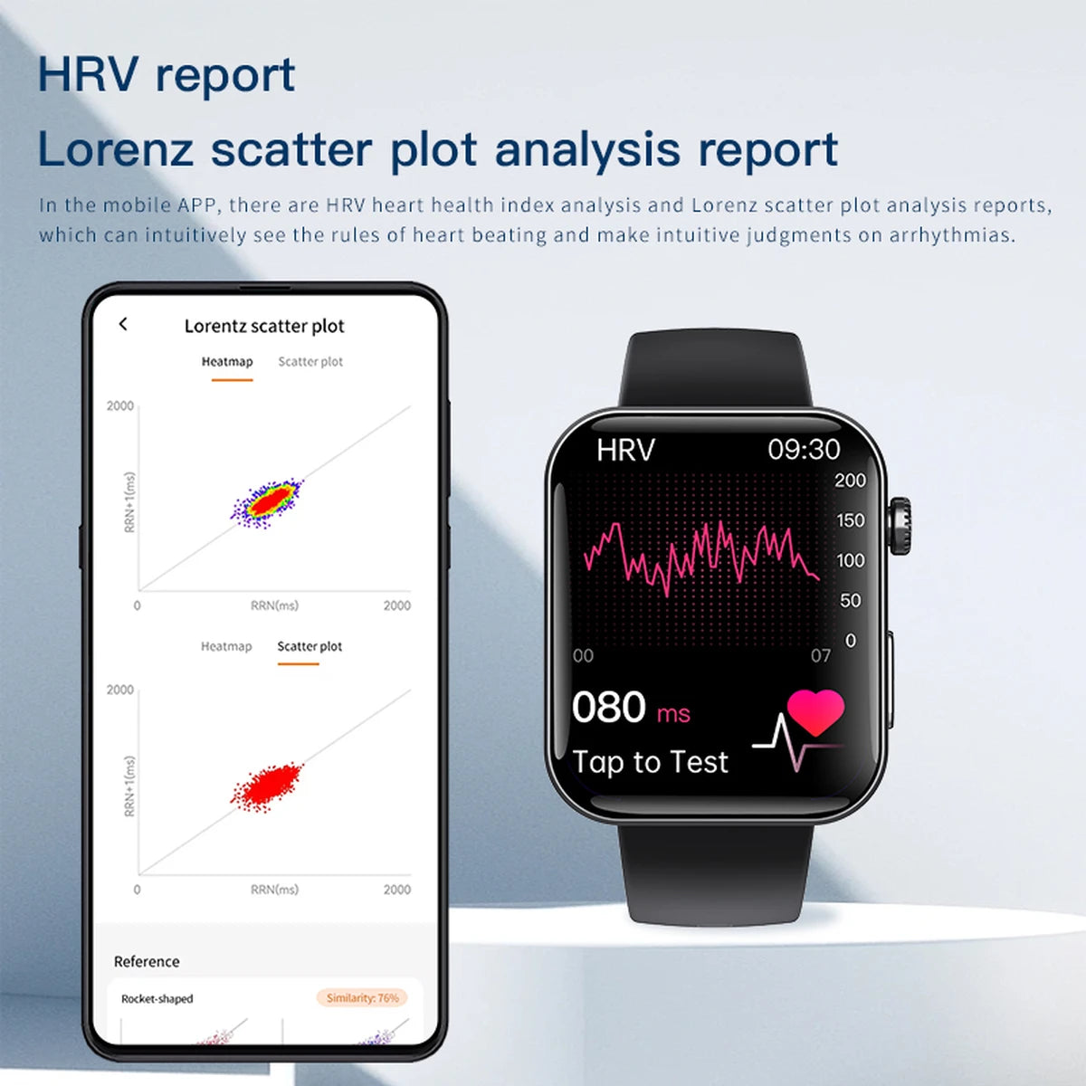 F310 Smart Watch ECG Fitness Tracker