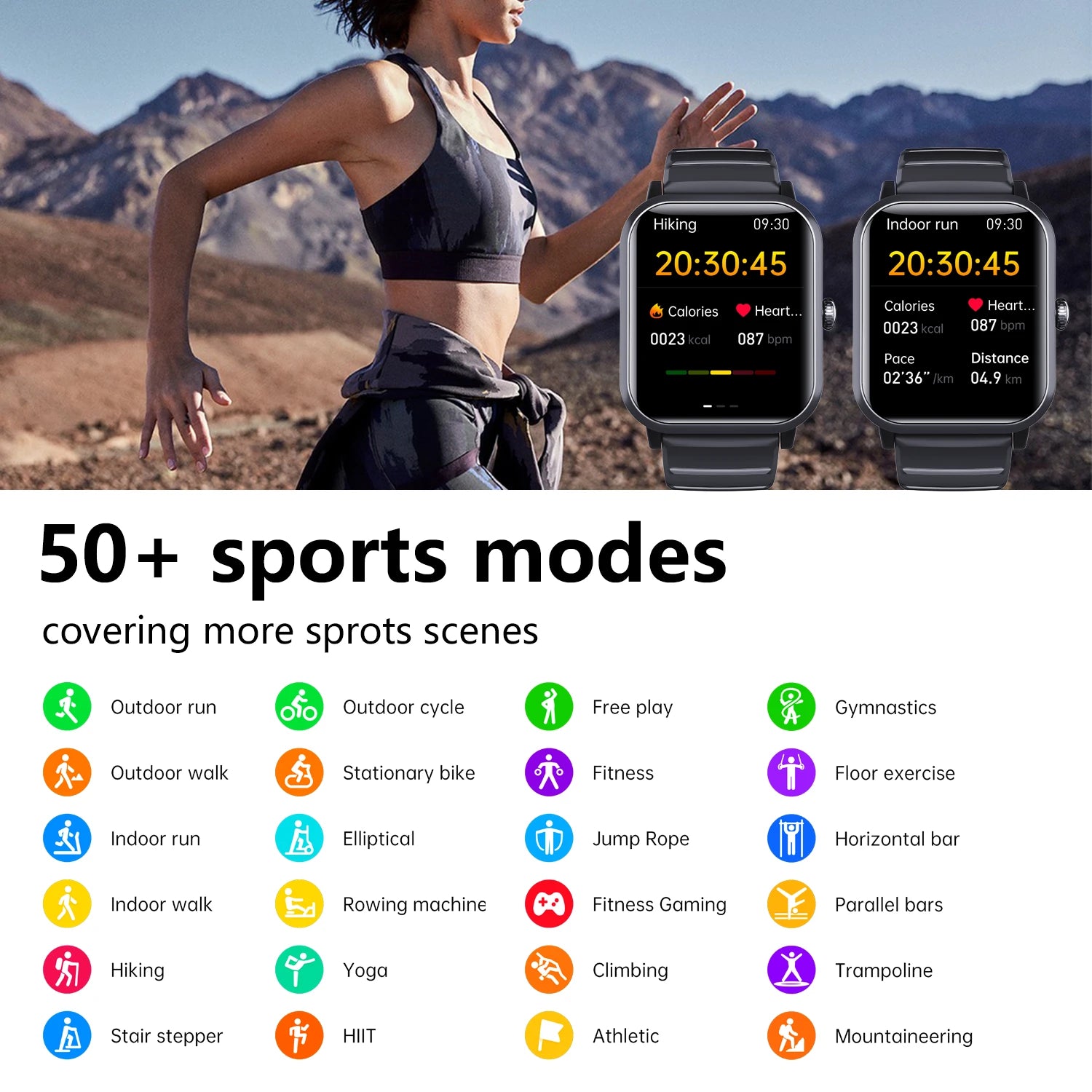 F33 Smart Watch app sync dashboard fitness tracker