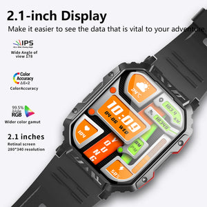F407 smart watch HD display fitness tracker