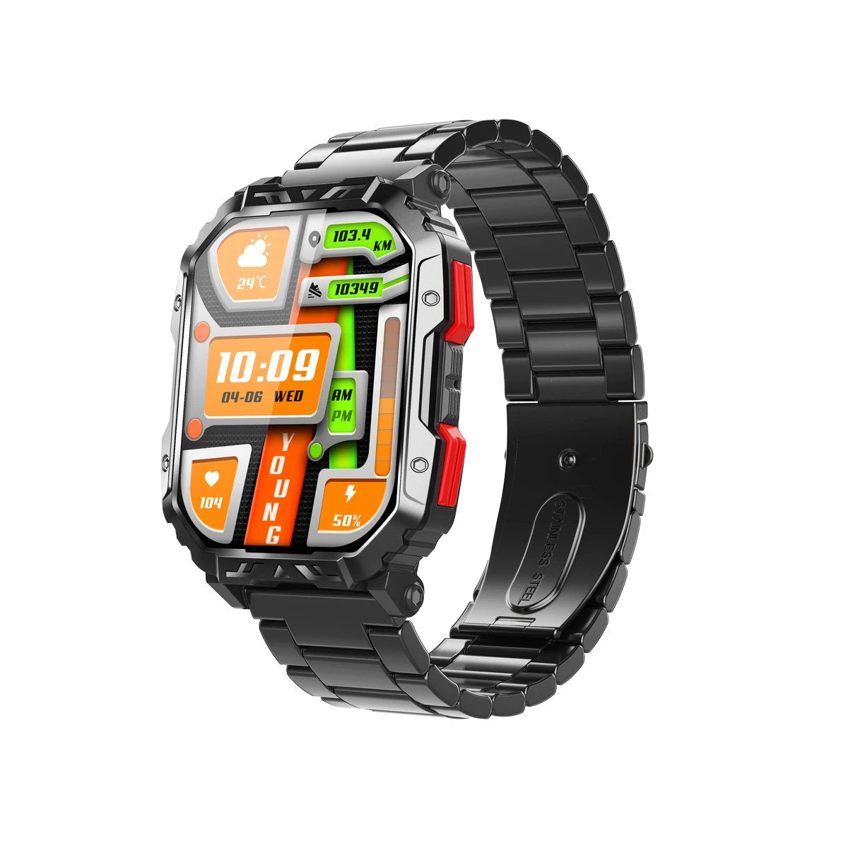 F407 Smart Watch with 2.1-inch HD Display & IP68 Fitness Tracker