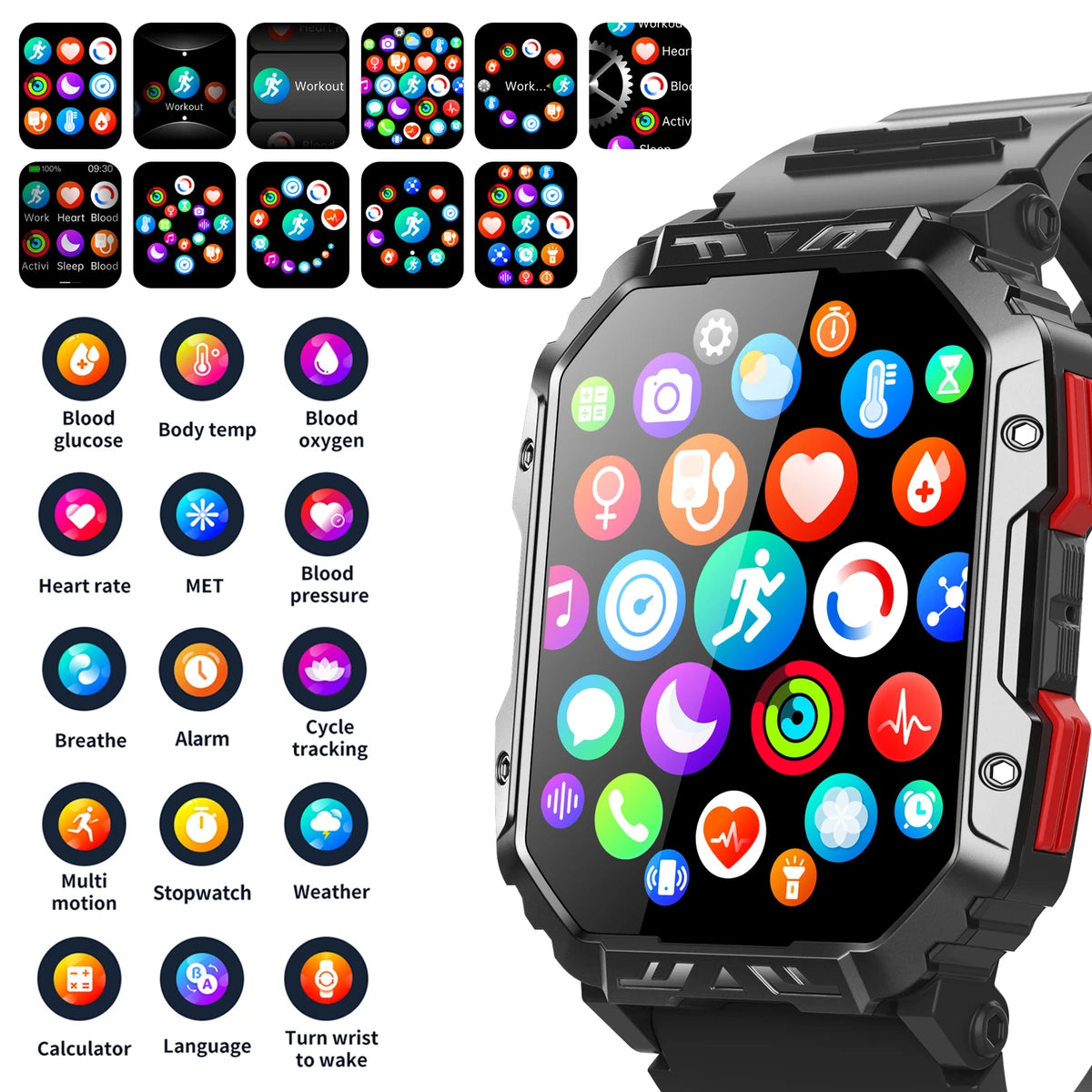 F407 smart watch Bluetooth sync fitness tracker