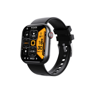 F57 smart watch angled front view with HD display fitness tracker