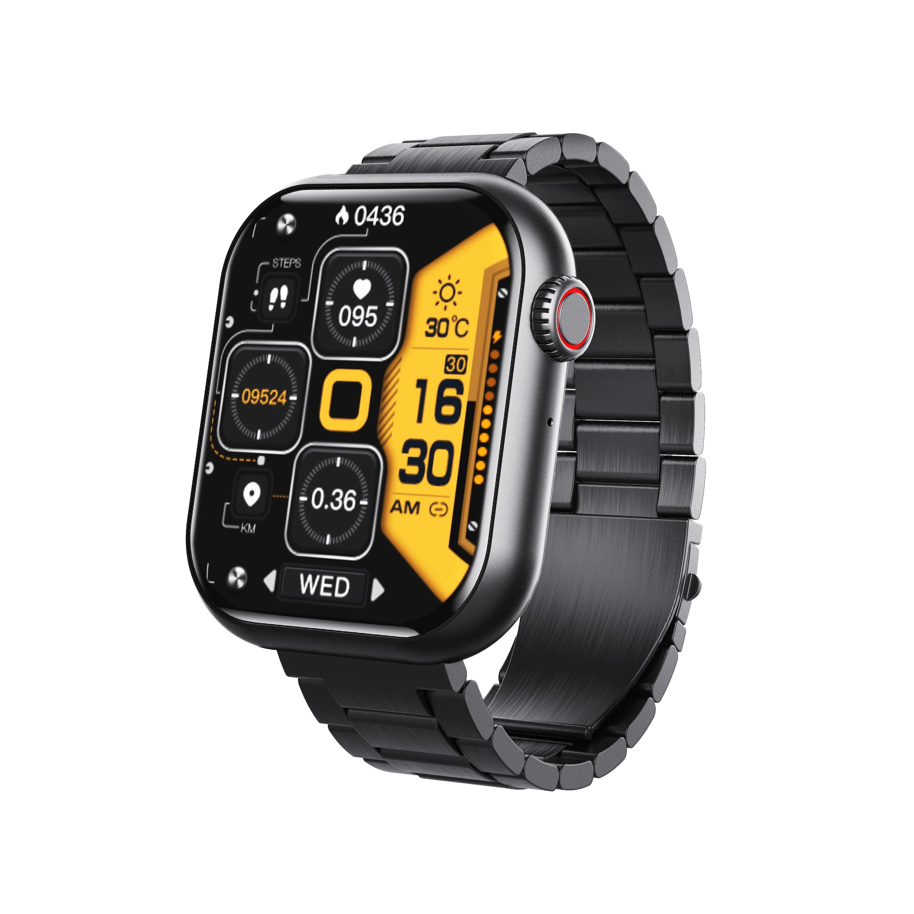 F57 smart watch front facing display with activity tracker