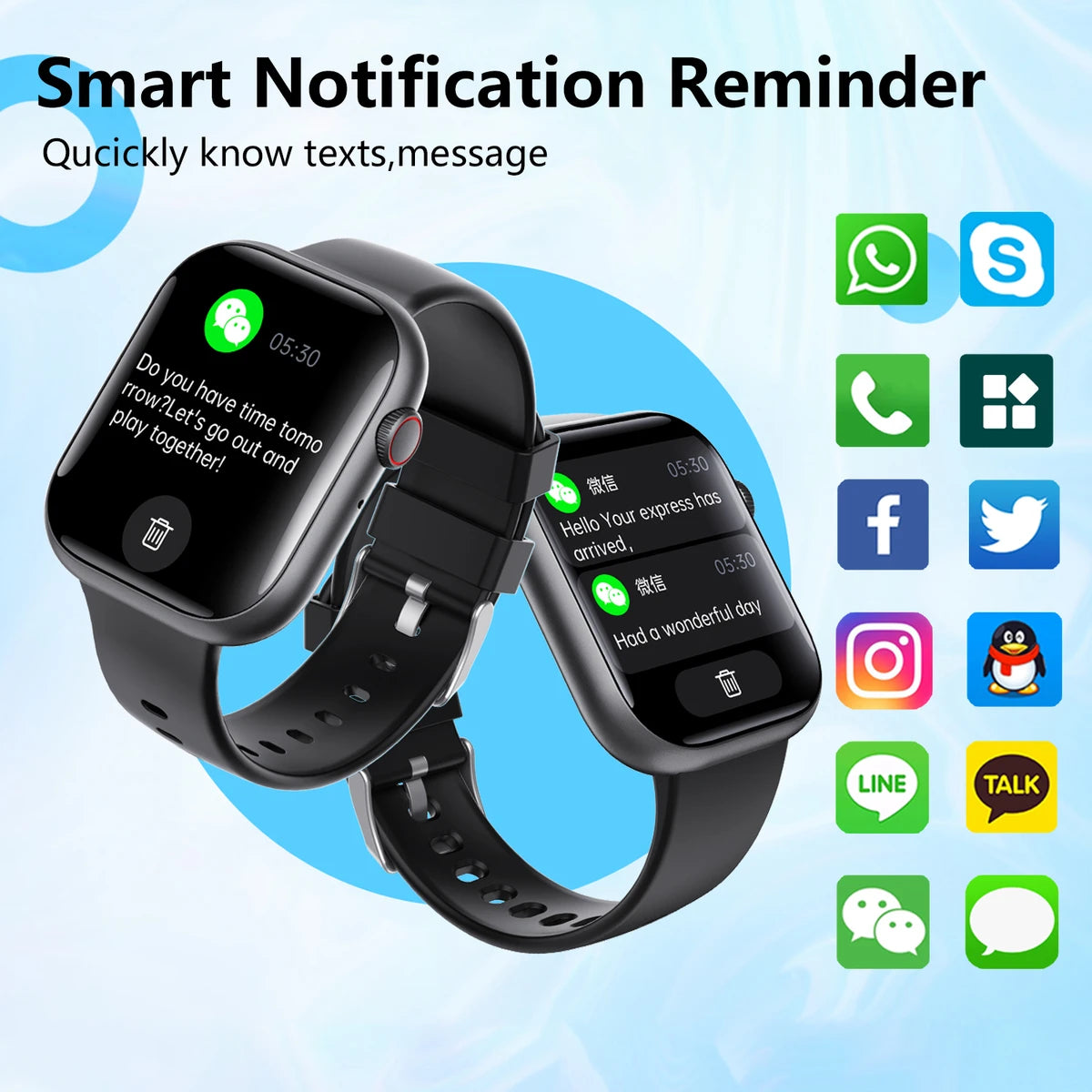 F70 Smart Watch Step Counter Fitness Tracker
