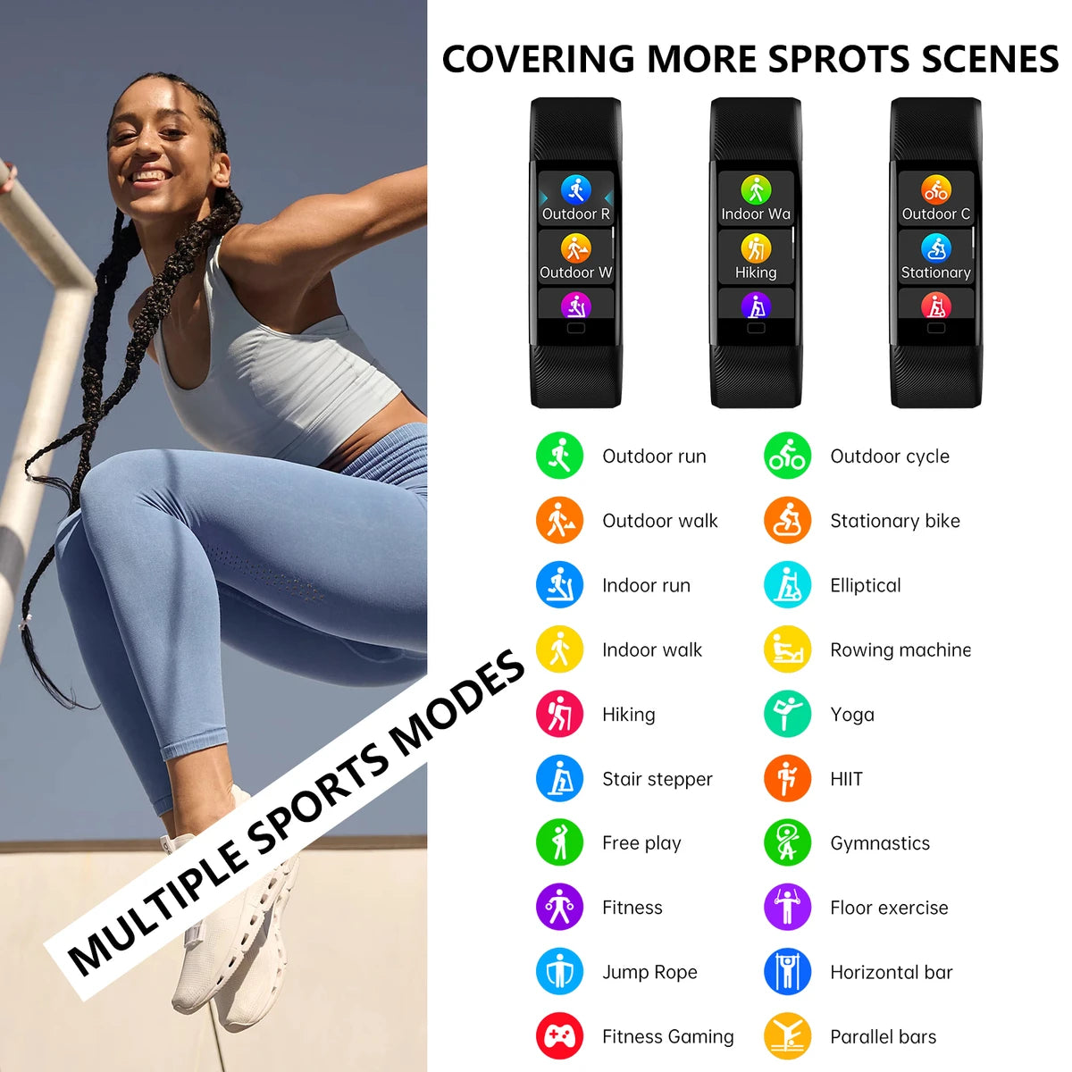 F71 Smart Watch Sleep Tracking Fitness Tracker