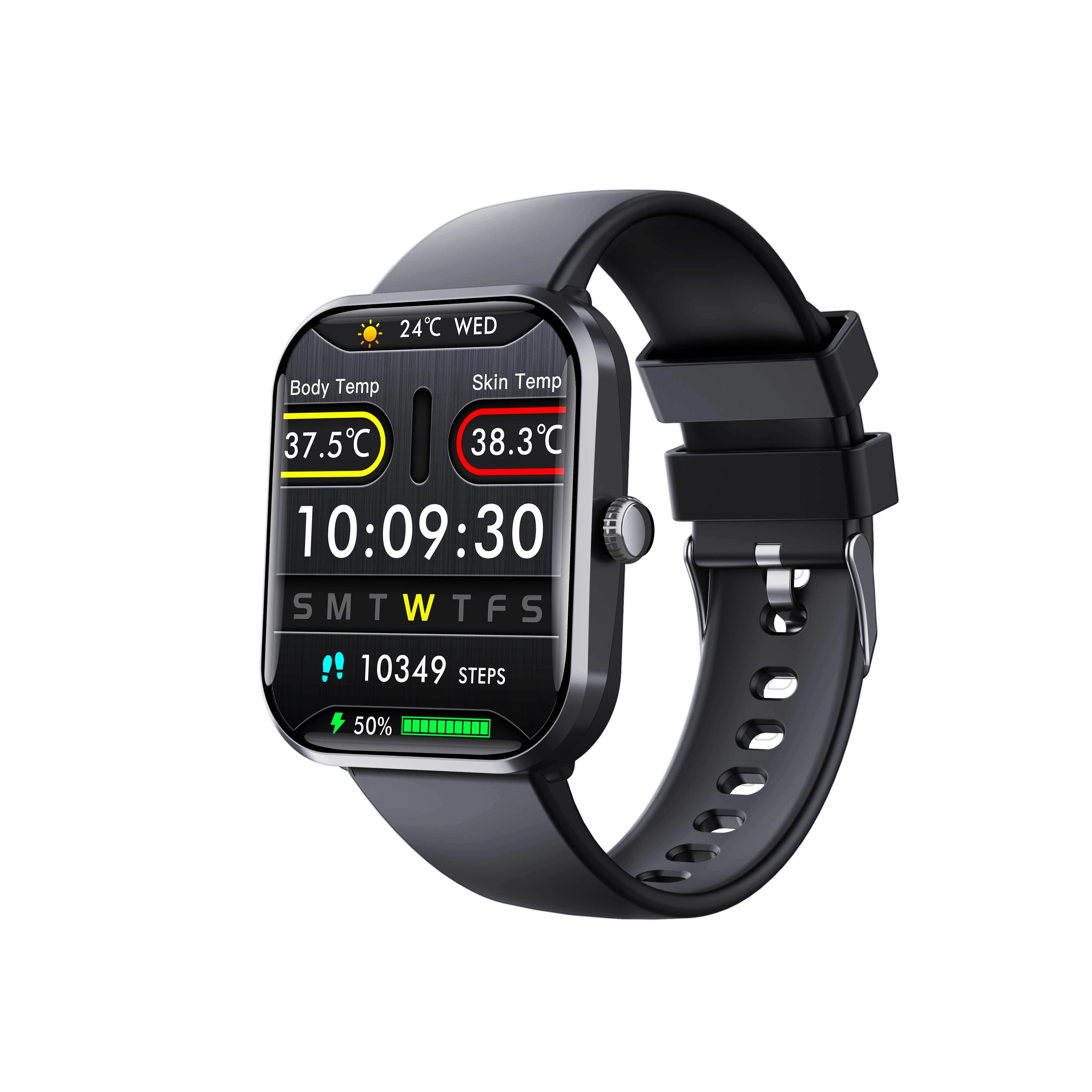 F96T Smart Watch with Bluetooth Calling & Body Temperature Fitness Tracker