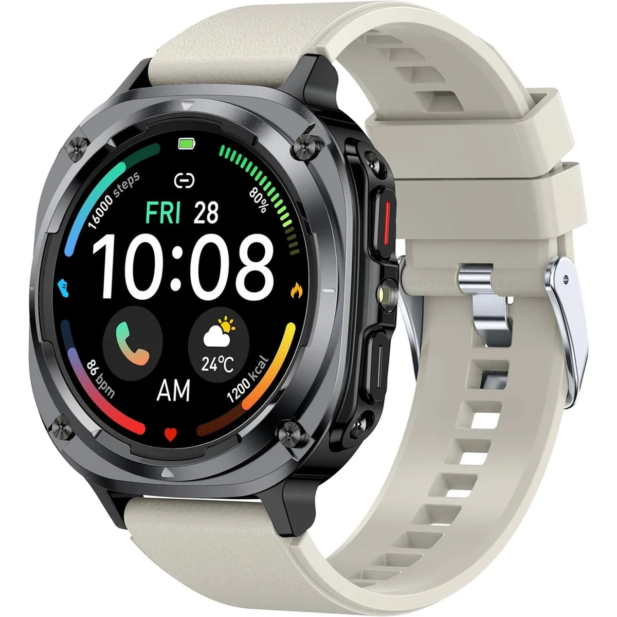 R700 Pro Rugged Men’s Smart Watch 1.39" Heart Rate & Sleep Tracking 110+ Sports Modes IP68 Waterproof