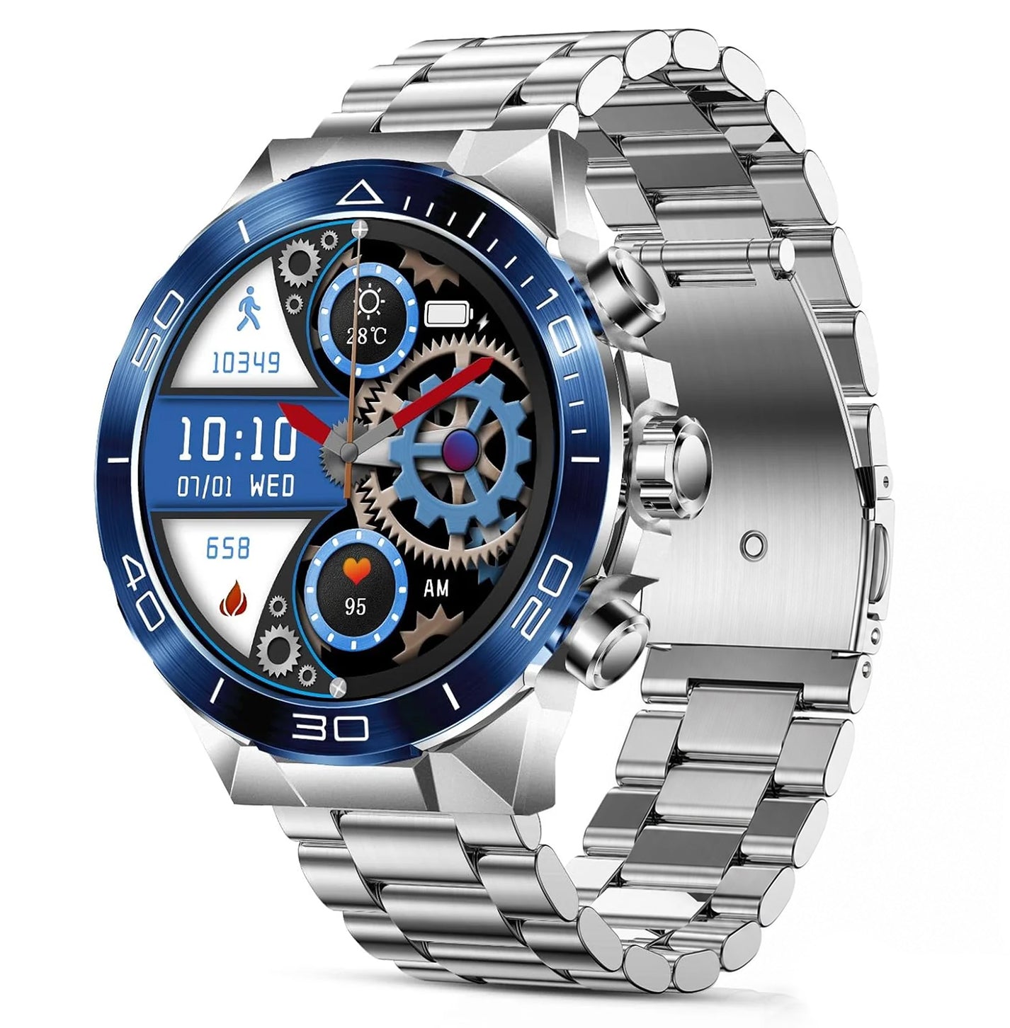 R800 Max Rugged Men’s Smart Watch 1.43", 100+ Sports Modes, Heart Rate & Sleep Tracking for Android & iPhone